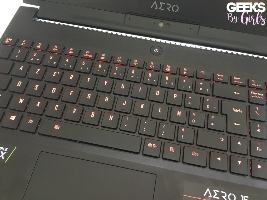 L'ordinateur Aero 15-X9