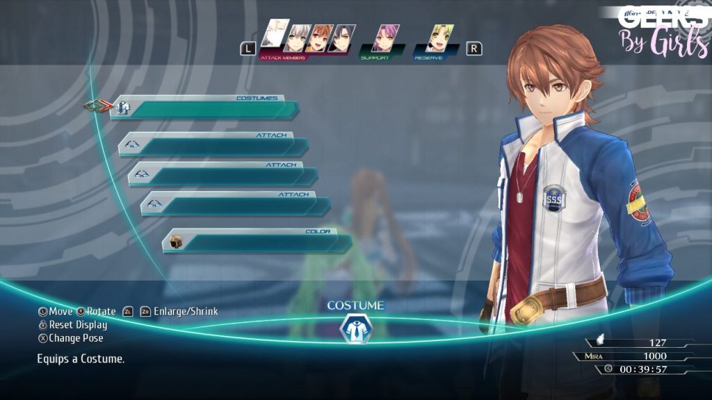 Trails of Cold Steel IV - Les tenues