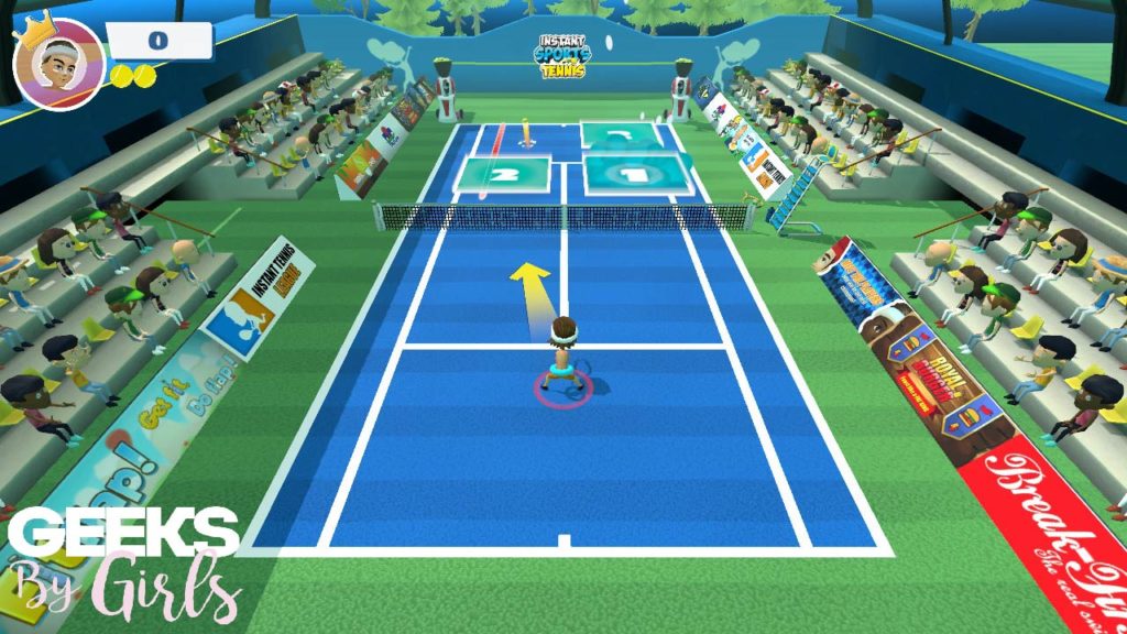 Mini-jeu Zone 51 Instant Sport Tennis