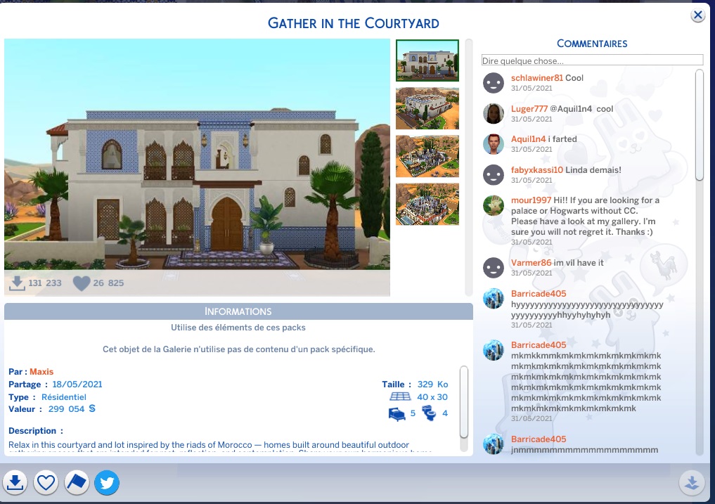 Les Sims 4 – Le kit : Riad de rêve