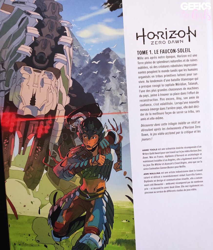 Horizon Zero Dawn Tome 1,  synopsis