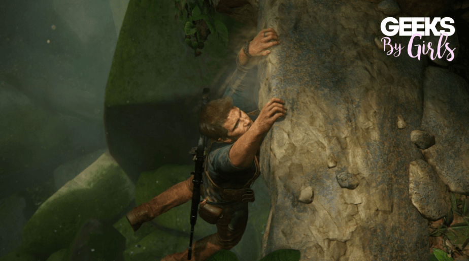 Nathan en fâcheuse posture dans "Uncharted Legacy of Thieves Collection"