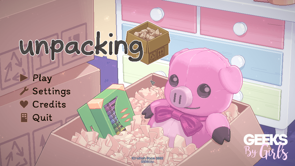 Unpacking - Start | Witch Beam & Humble Games 