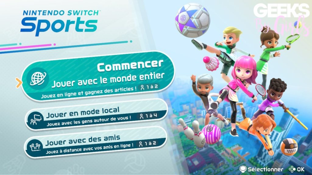 Nintendo Switch Sport, Accueil