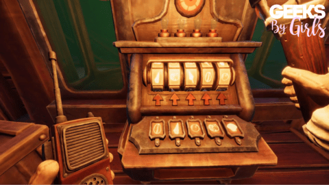 POV sur une machine de type jackpot, plusieurs symboles sont visibles