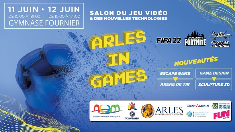 Arles in Games | Juin 2022 | Affiche