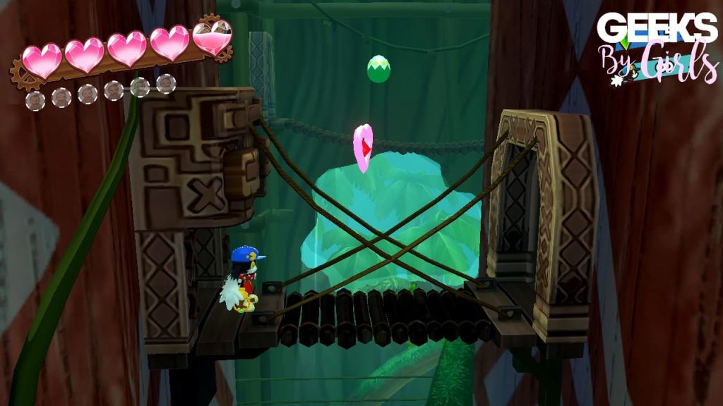 Les niveaux sont labyrinthiques parfois dans "Klonoa Phantasy Reverie Series"