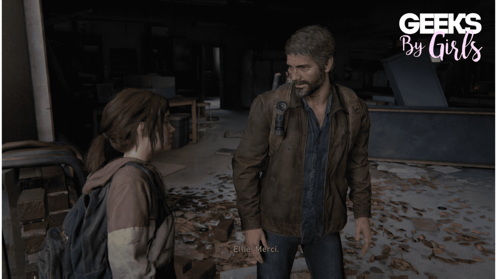 Ellie et Joel vont développer un lien très fort au fil du temps dans "The Last of Us Part I" 