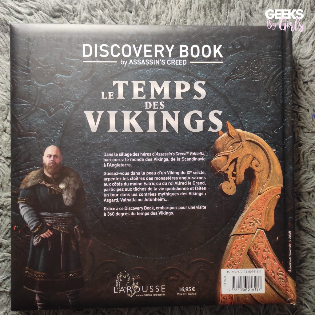 Discovery Book by Assassin's Creed : Le temps des Vikings, dos du livre