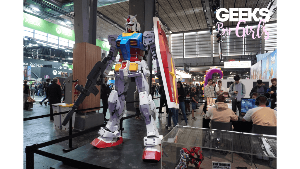 Bandai présentais son nouveau jeu Gundam à la "Paris Games Week"