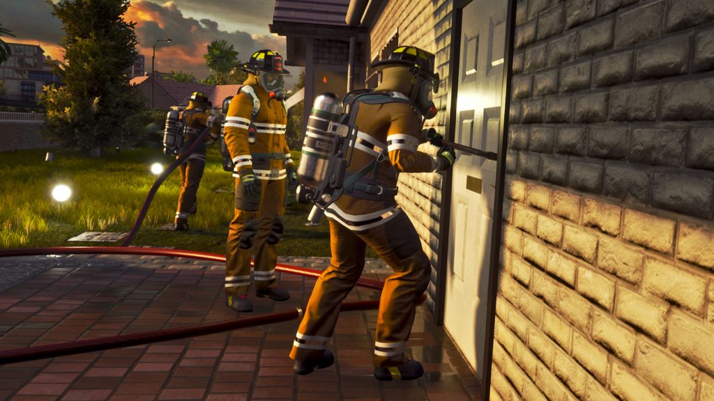 Commandez une équipe de 4 pompiers dans "Firefighting Simulator - The Squad"