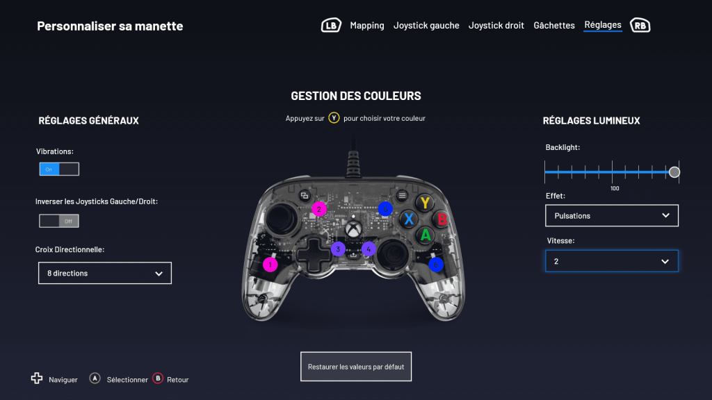 Manette Pro Compact Colorlight de chez Nacon - GeeksByGirls