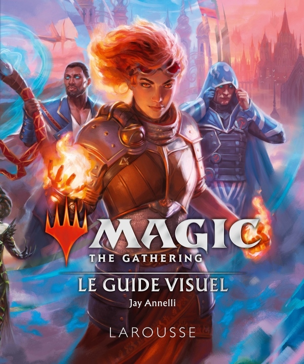 couverture du livre Magic: The Gathering - Le guide visuel avec chandra au premier plan