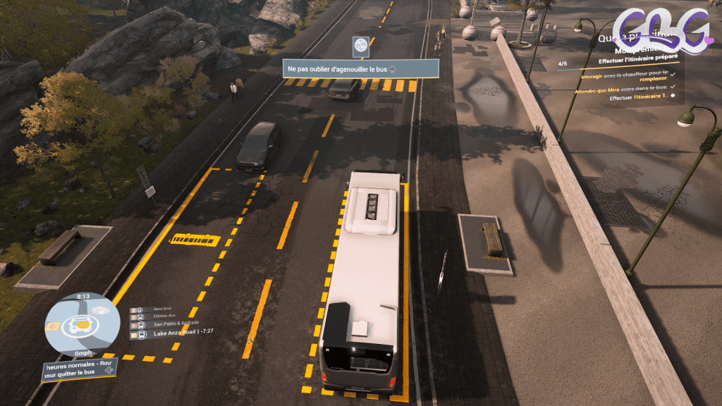 L'agenouillement dans "Bus Simulator 21"