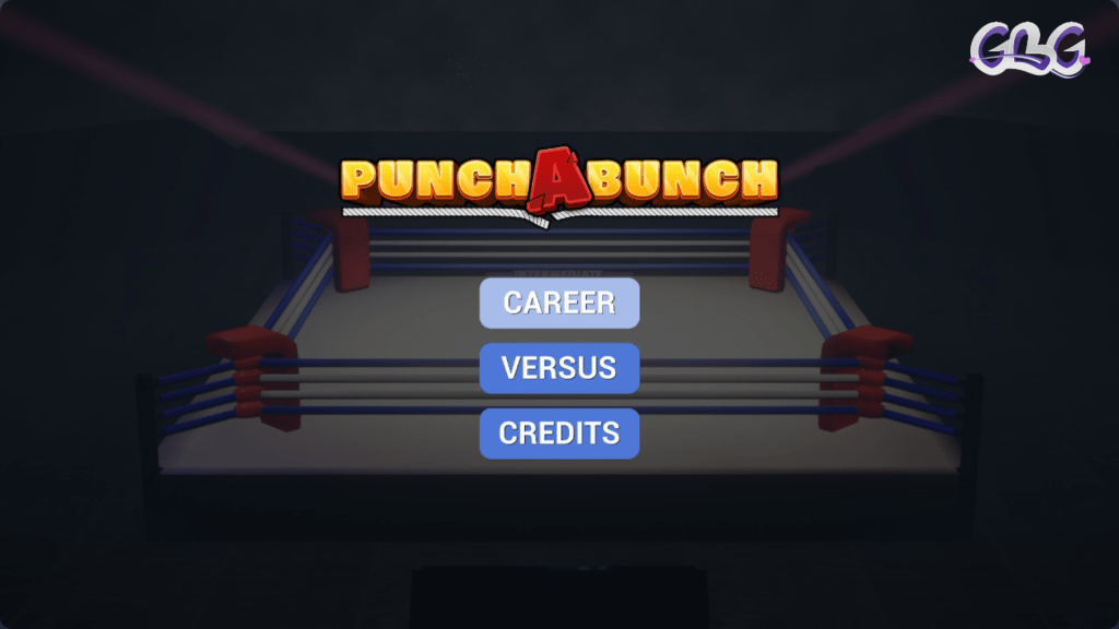 "Punch a Bunch" écran d 'accueil