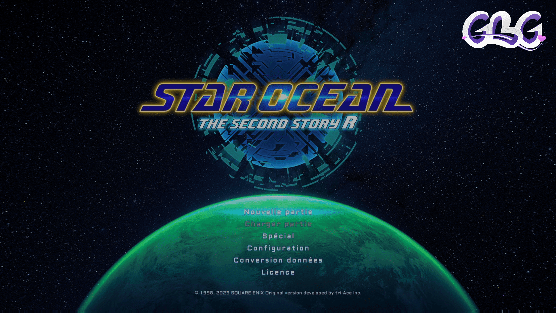 "STAR OCEAN THE SECOND STORY R" écran titre
