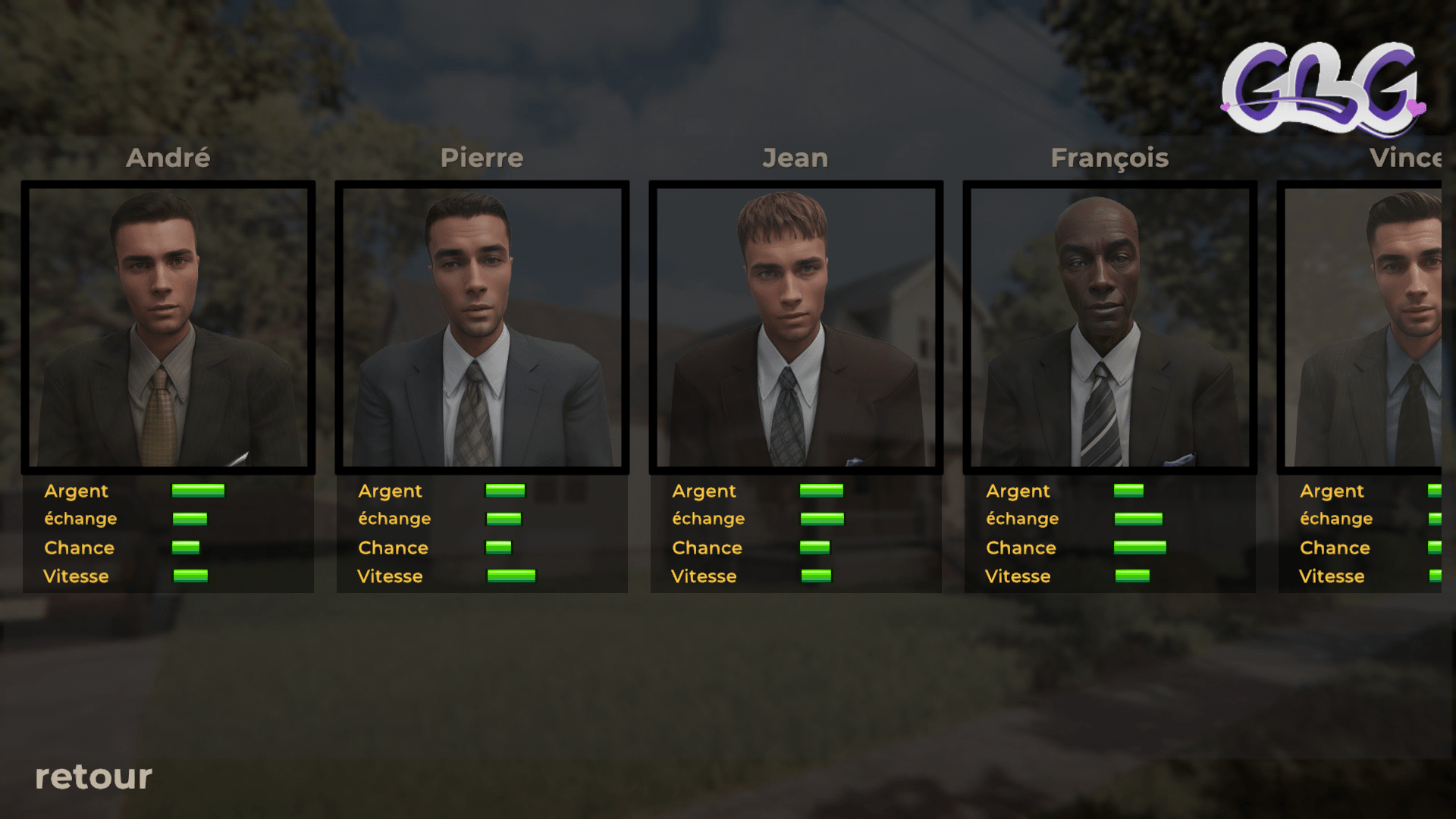 "Estate agent simulator" va vous faire choisir un personnage homme